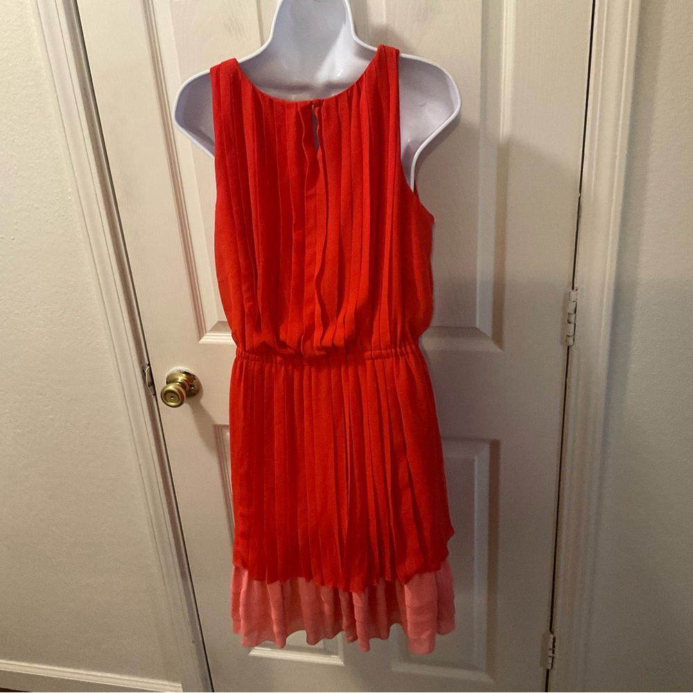 Jessica Simpson Red and Pink Sleeveless Dress - Picture 4 of 12